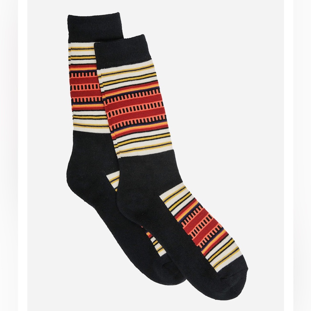 NWT Pendleton Unisex Acadia National Park
Collection Stripes Crew Socks Size M